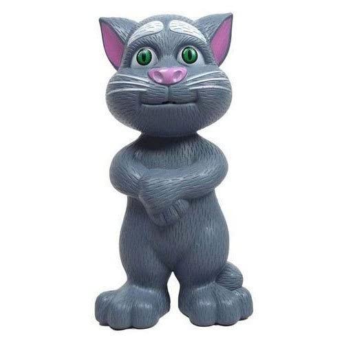 Talking Tom Interactive Touch Toy - Smart Sound Recording Cat Toy with 5 Touch-Activated Features for Kids