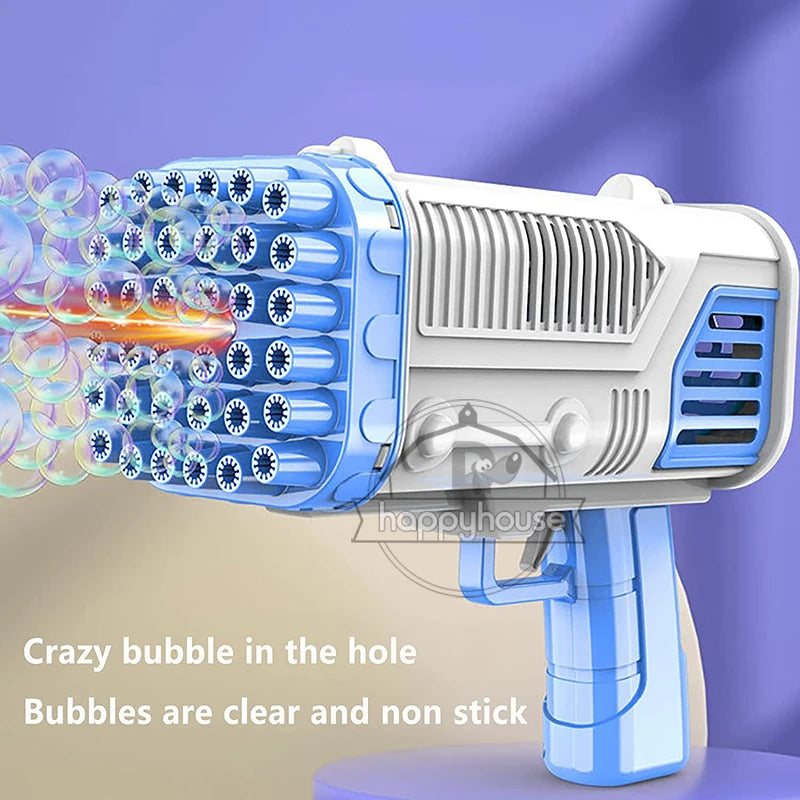 36-Hole New Popular Electric Bubble Gun for Children's Toys Bubble Machine Electric Bubble Gun Without Battery Water Kids Toys