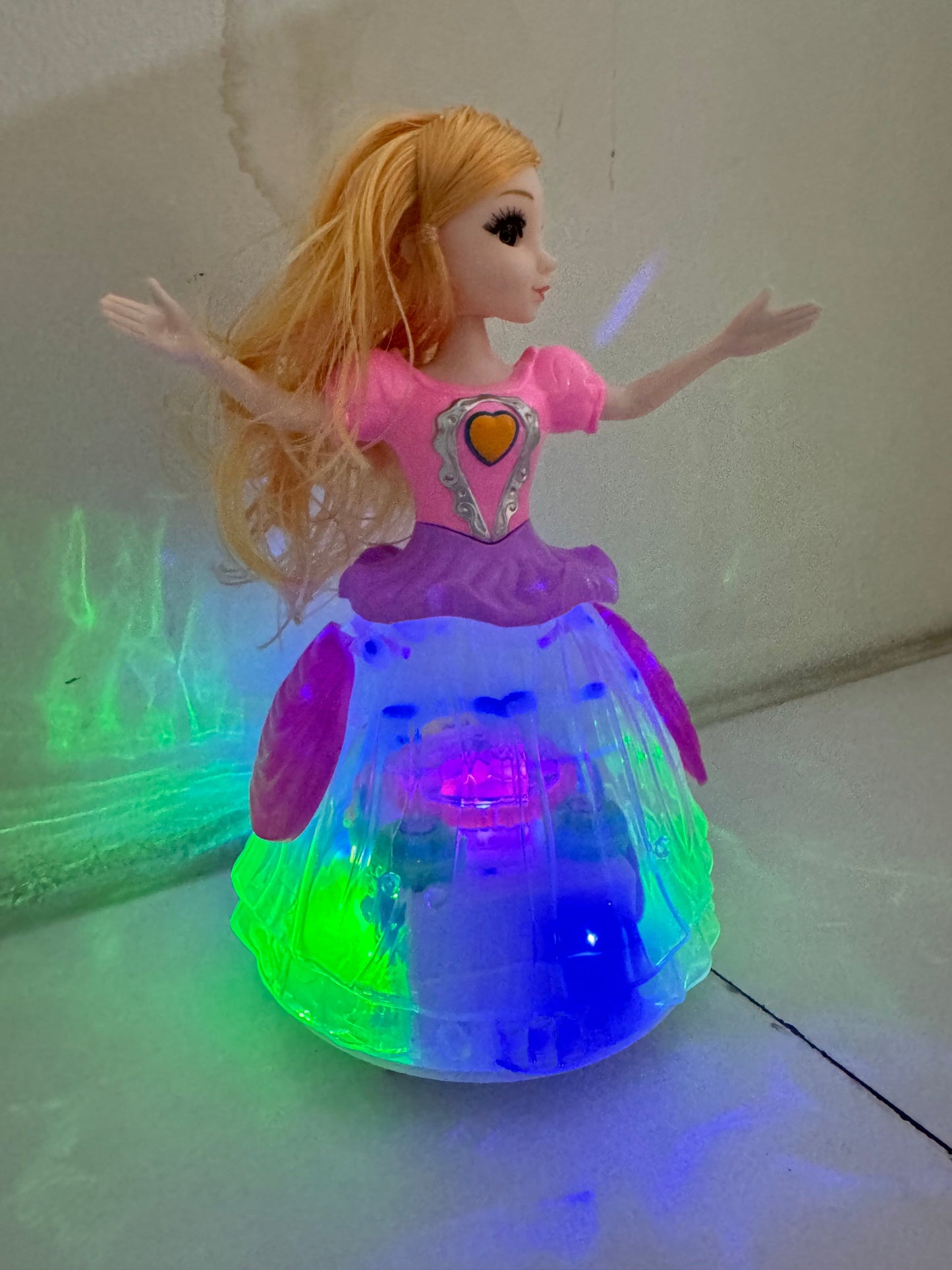 Dancing Doll with 3D Lights, 360 Degree Rotating