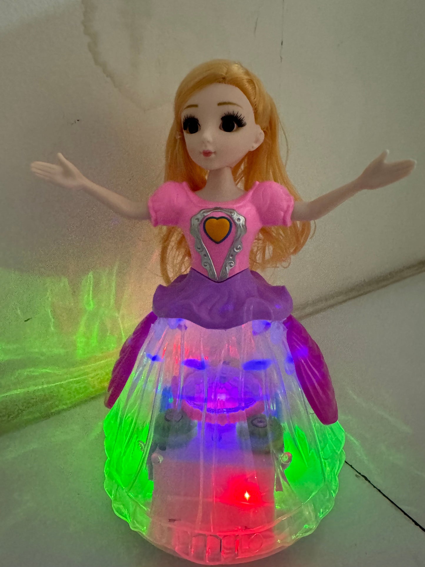 Dancing Doll with 3D Lights, 360 Degree Rotating