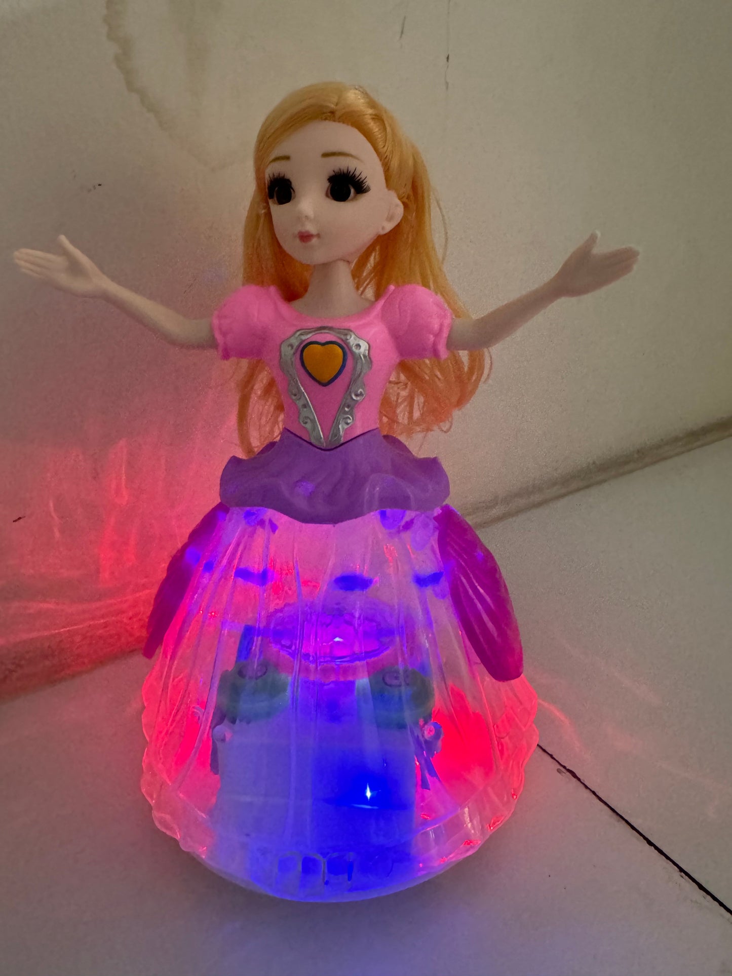 Dancing Doll with 3D Lights, 360 Degree Rotating